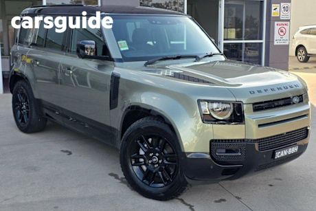 Green 2024 Land Rover Defender Wagon 110 P400 X-Dynamic SE