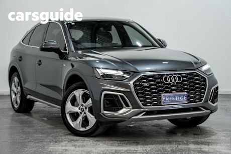 Grey 2021 Audi Q5 Sportback 40 TDI Quattro S Line Mhev