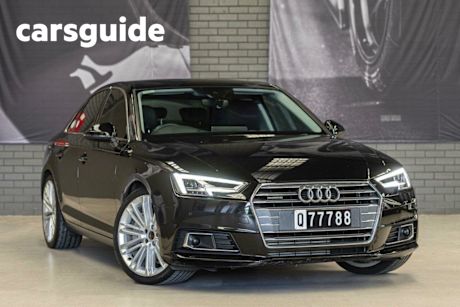 Black 2016 Audi A4 Sedan 2.0 Tfsi Quattro S Tronic SPT