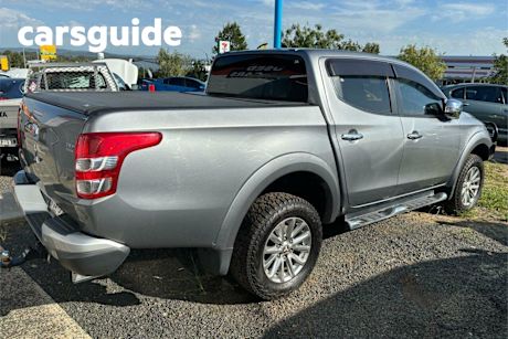 Grey 2016 Mitsubishi Triton Dual Cab Utility GLS (4X4)