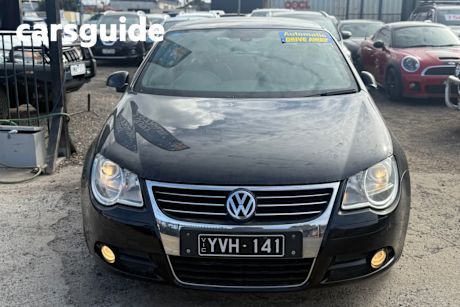 Black 2008 Volkswagen EOS Convertible 103 TDI