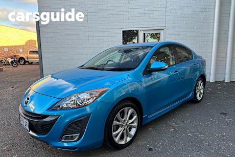 Blue 2009 Mazda 3 Sedan SP25