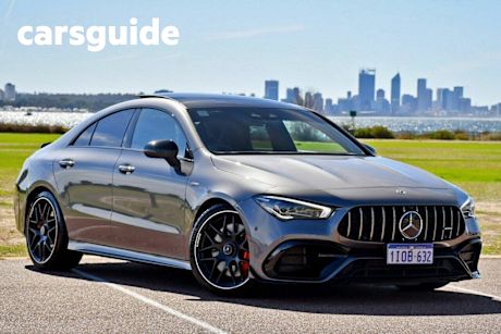 Grey 2021 Mercedes-Benz CLA45 Coupe S 4Matic+