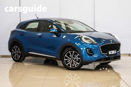 Blue 2021 Ford Puma Hatchback