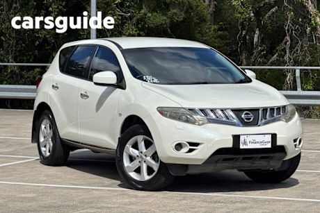 White 2009 Nissan Murano Wagon ST