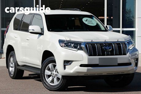 White 2019 Toyota Landcruiser Prado Wagon GXL (4X4)