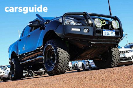 Black 2017 Mazda BT-50 Dual Cab Utility GT (4X4)
