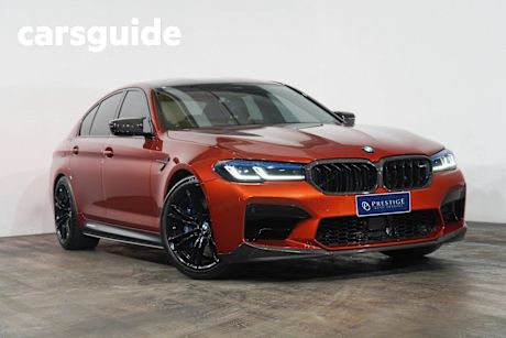 Red 2020 BMW M5 Sedan Competition