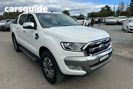 White 2016 Ford Ranger Crew Cab Pickup XLT 3.2 HI-Rider (4X2)