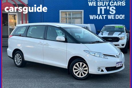 White 2019 Toyota Tarago Wagon GLI