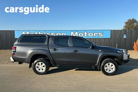Grey 2019 Mitsubishi Triton Double Cab Pick Up GLX Plus (4X4)