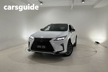 White 2018 Lexus RX450H Wagon F Sport Hybrid