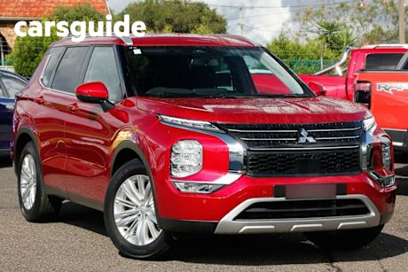 Red 2022 Mitsubishi Outlander Wagon LS 7 Seat (2WD)