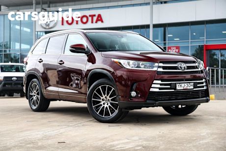 Red 2019 Toyota Kluger Wagon Grande (4X2)