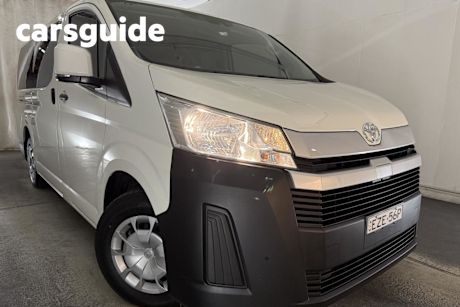 White 2020 Toyota Hiace Commercial LWB
