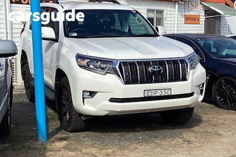White 2018 Toyota Landcruiser Prado Wagon GXL (4X4)