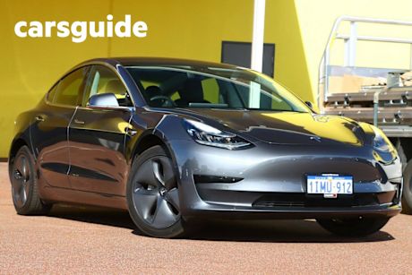 Grey 2020 Tesla Model 3 Sedan Standard Range Plus