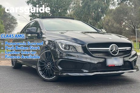 Black 2014 Mercedes-Benz CLA45 Coupe AMG