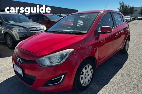 Red 2012 Hyundai I20 Hatchback Active