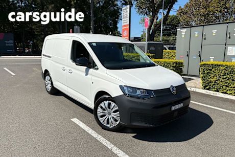 White 2025 Volkswagen Caddy Commercial TDI320 Cargo Maxi DSG