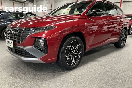 Red 2023 Hyundai Tucson Wagon N Line (fwd)