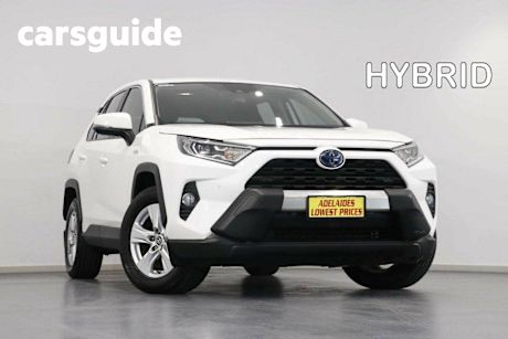 White 2021 Toyota RAV4 Wagon GX (awd) Hybrid