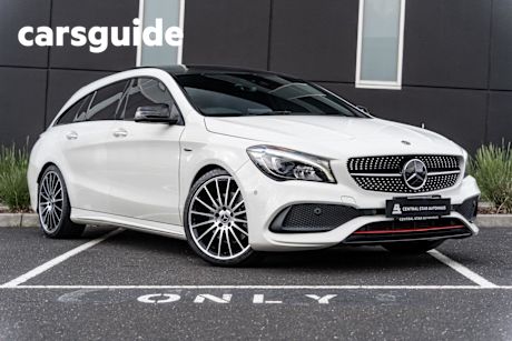 White 2018 Mercedes-Benz CLA250 Wagon Sport 4Matic S/Brake