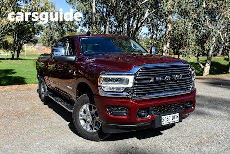 Red 2024 Ram 2500 Ute Tray Laramie Crew Cab