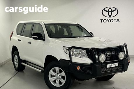 White 2019 Toyota Prado Wagon GX