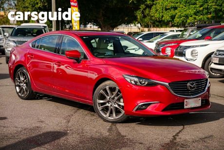 Red 2017 Mazda 6 Sedan GT