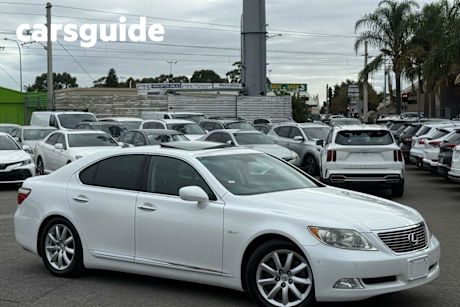 White 2008 Lexus LS Sedan LS460