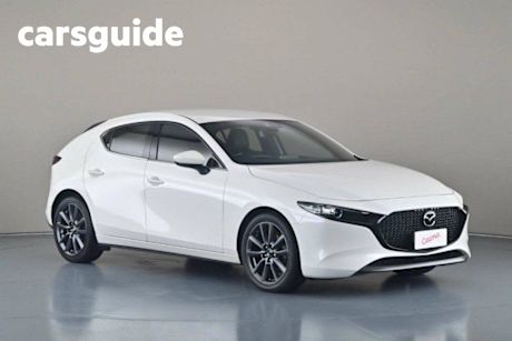 White 2021 Mazda 3 Hatchback G25 GT