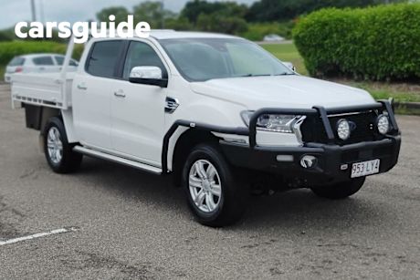 White 2021 Ford Ranger Double Cab Chassis XLT 2.0 (4X4)