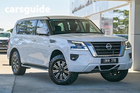 White 2021 Nissan Patrol Wagon TI (4X4)