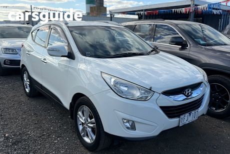 White 2010 Hyundai IX35 Wagon Elite (awd)