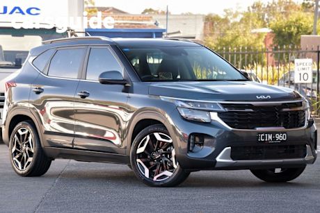 Grey 2022 Kia Seltos Wagon GT-Line (awd) (sunroof)