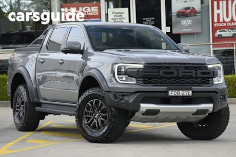 Grey 2023 Ford Ranger Double Cab Pick Up Raptor 3.0 (4X4)