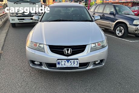 Silver 2005 Honda Accord Euro Sedan Luxury