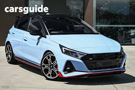 Blue 2024 Hyundai I20 Hatchback N TTR