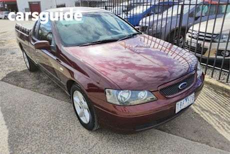 Red 2004 Ford Falcon Utility XLS
