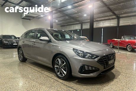 Grey 2021 Hyundai I30 Hatchback Elite