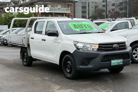 White 2020 Toyota Hilux Double Cab Pick Up Workmate