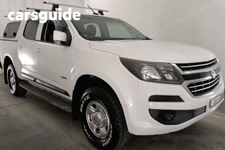 White 2018 Holden Colorado Crew Cab Pickup LS (4X2)