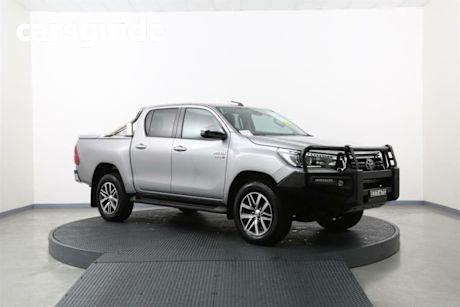 Silver 2020 Toyota Hilux Double Cab Pick Up SR5+ (4X4)