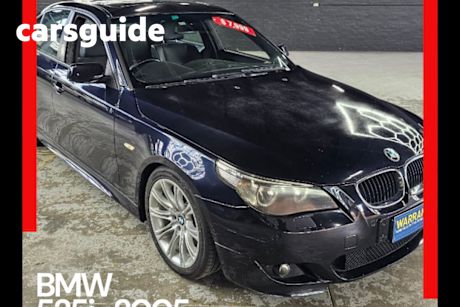 Blue 2004 BMW 525I Sedan