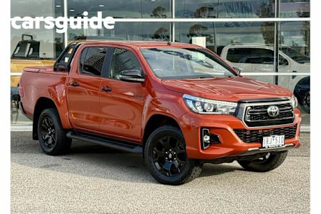 Orange 2020 Toyota Hilux Double Cab Pick Up Rogue (4X4)