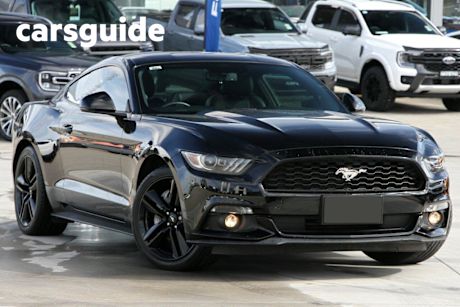 Black 2016 Ford Mustang Coupe Fastback 2.3 Gtdi