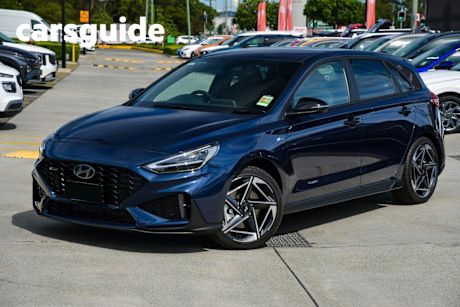 Blue 2024 Hyundai I30 Hatchback N Line Mhev