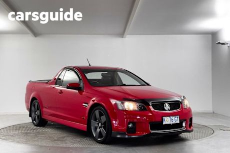 Red 2012 Holden Commodore Utility SV6 Thunder