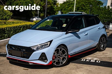 Blue 2025 Hyundai I20 Hatchback N